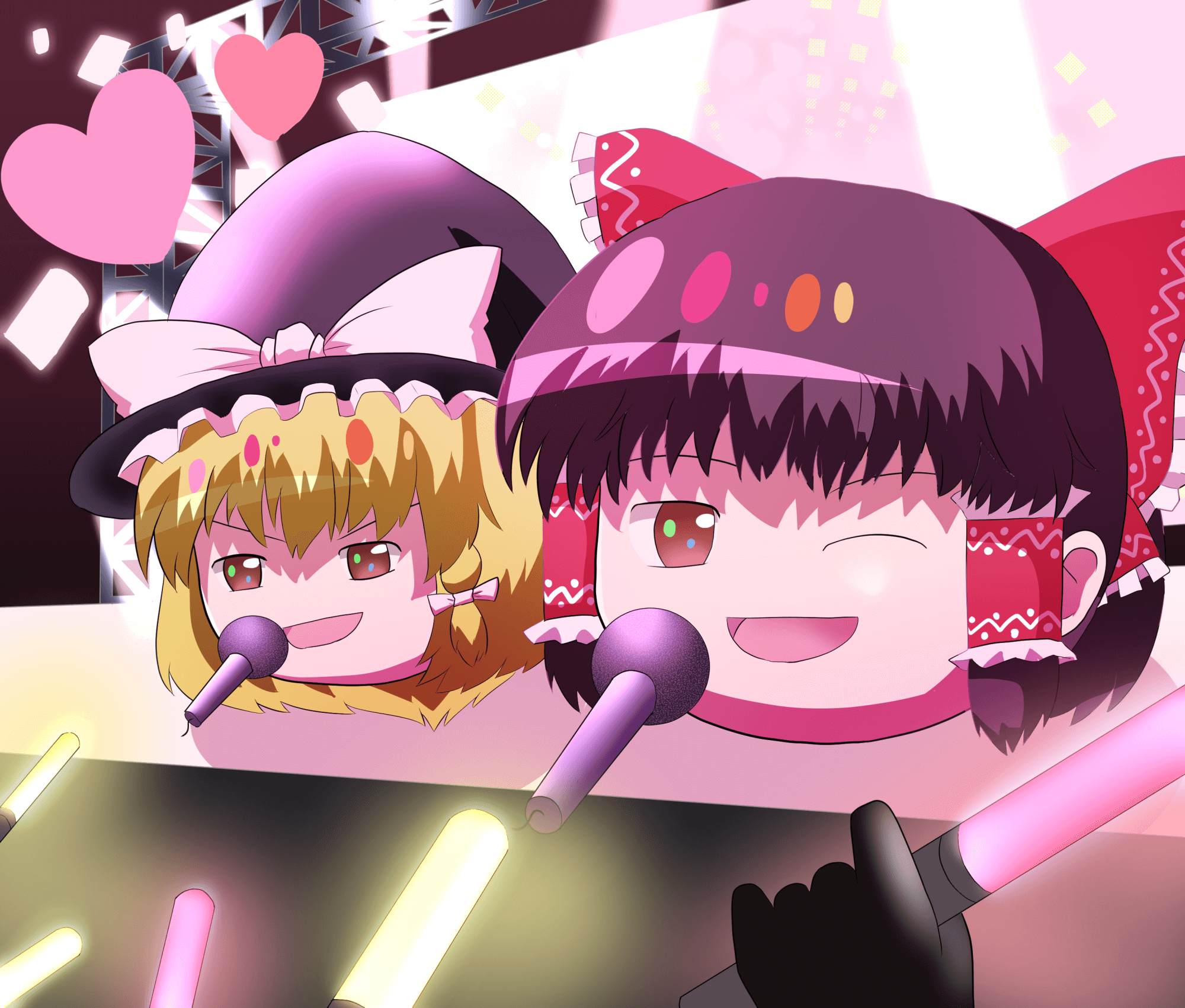 Reimu & Marisa / 霊夢さんと魔理沙さん