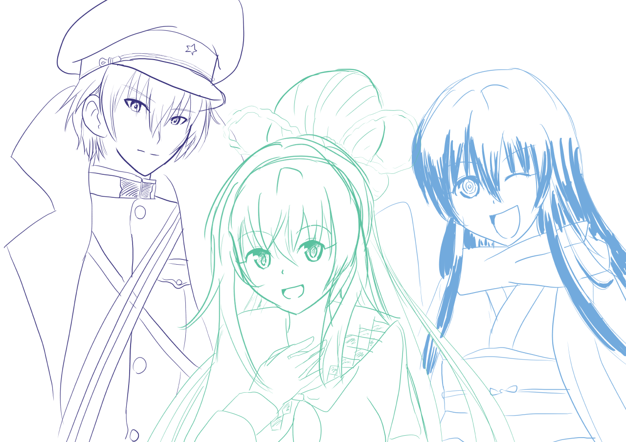 岩元胡堂、真宮寺さくら、エリカ・フォンティーヌ